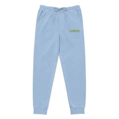 BOX LOGO PIGMENT-DYED SWEATPANTS UNISEX