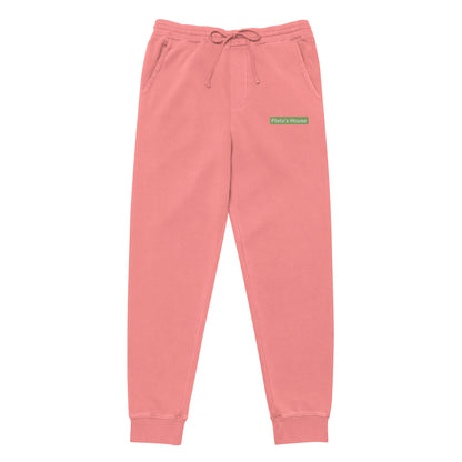 BOX LOGO PIGMENT-DYED SWEATPANTS UNISEX